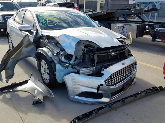 3FA6P0G72ER254802 - 2014 FORD FUSION S SILVER photo 9