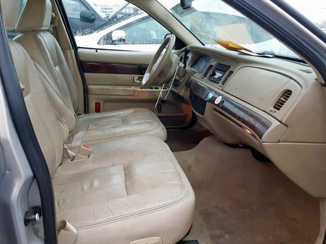 2MEFM75V17X626596 - 2007 MERCURY GRAND MARQ TAN photo 5