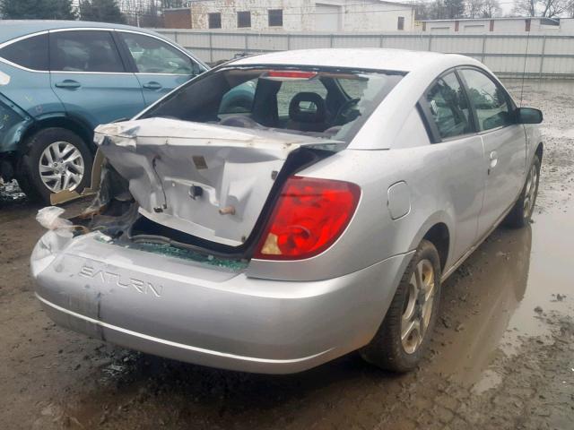 1G8AV12F53Z206373 - 2003 SATURN ION LEVEL SILVER photo 4