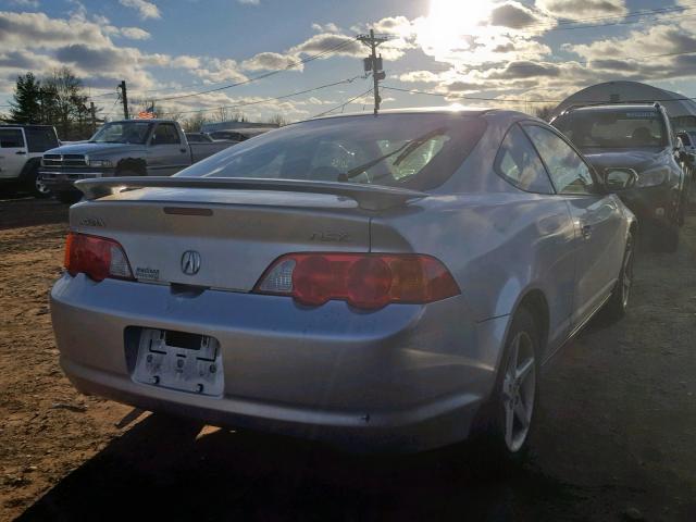 JH4DC54832C041521 - 2002 ACURA RSX SILVER photo 4