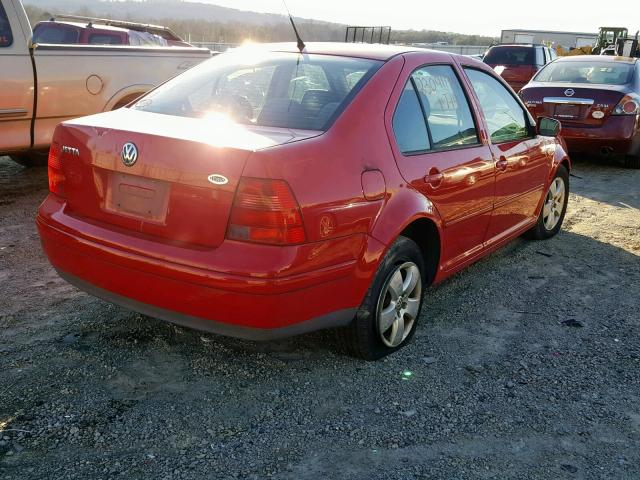 3VWSK69M33M098421 - 2003 VOLKSWAGEN JETTA GLS RED photo 4