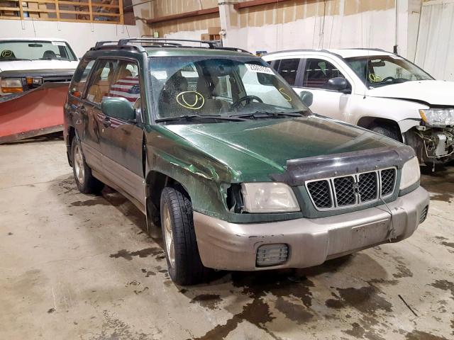 JF1SF655X2H723430 - 2002 SUBARU FORESTER S Yaşıl foto 1