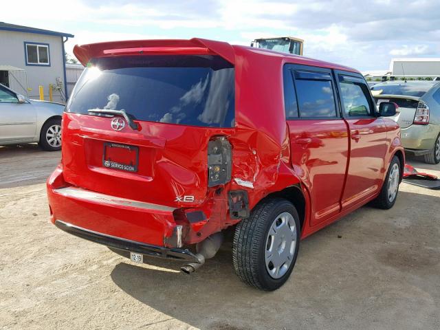 JTLZE4FE0DJ048623 - 2013 TOYOTA SCION XB 红色 照片 4