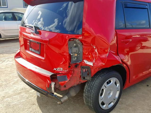 JTLZE4FE0DJ048623 - 2013 TOYOTA SCION XB 红色 照片 9