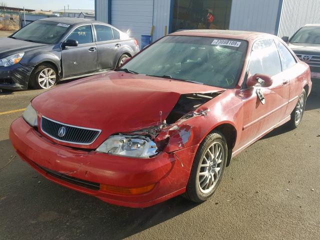 19UYA2259XL012758 - 1999 ACURA 3.0CL RED photo 2