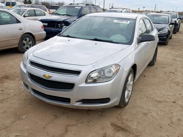 1G1ZA5E04A4104200 - 2010 CHEVROLET MALIBU LS SILVER photo 2