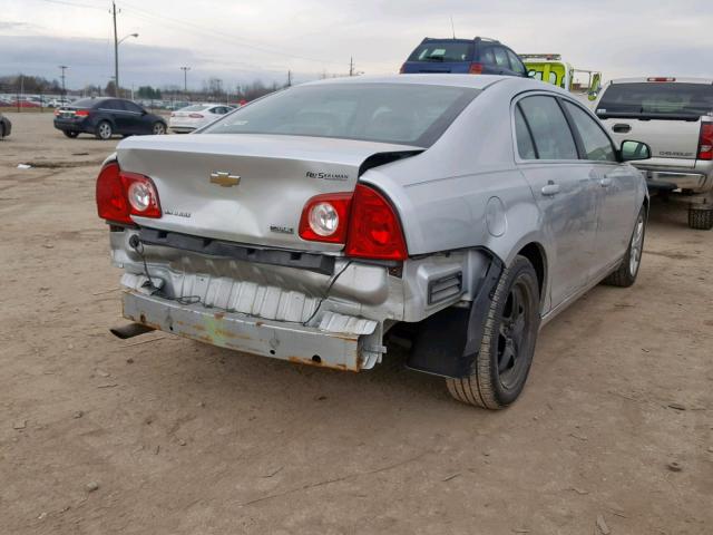 1G1ZA5E04A4104200 - 2010 CHEVROLET MALIBU LS SILVER photo 4