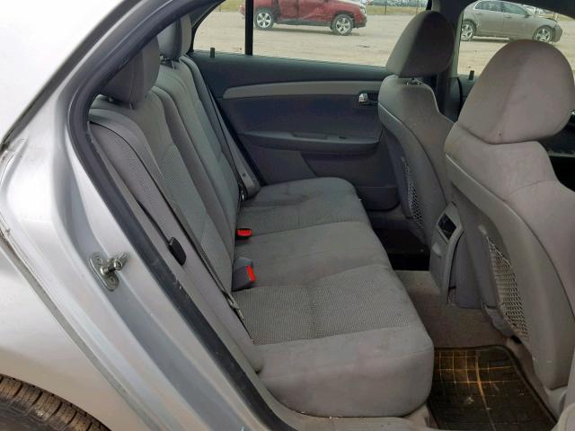 1G1ZA5E04A4104200 - 2010 CHEVROLET MALIBU LS SILVER photo 6