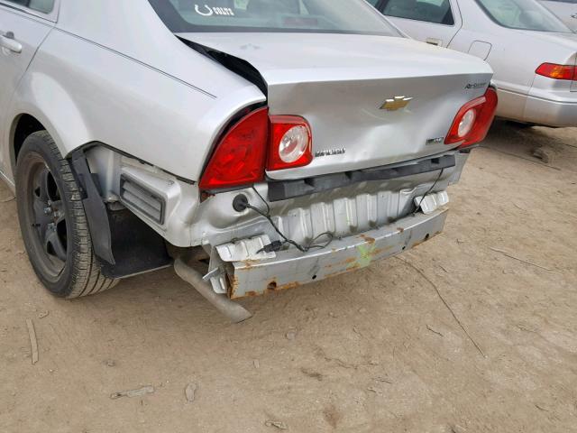 1G1ZA5E04A4104200 - 2010 CHEVROLET MALIBU LS SILVER photo 9