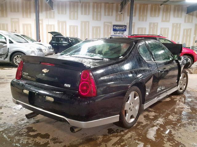 2G1WL16C069168219 - 2006 CHEVROLET MONTE CARL 黑色 照片 4