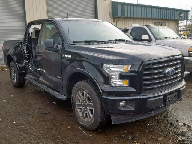 1FTEW1EG3HKC06106 - 2017 FORD F150 SUPER BLACK photo 1