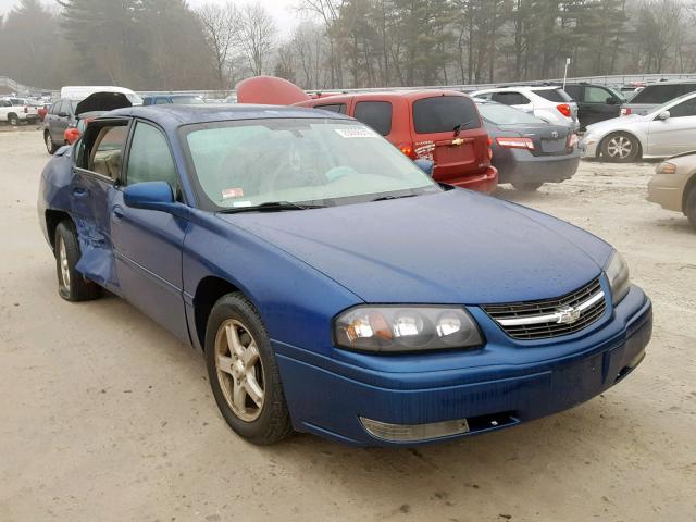 2G1WH52K959205725 - 2005 CHEVROLET IMPALA LS BLUE photo 1