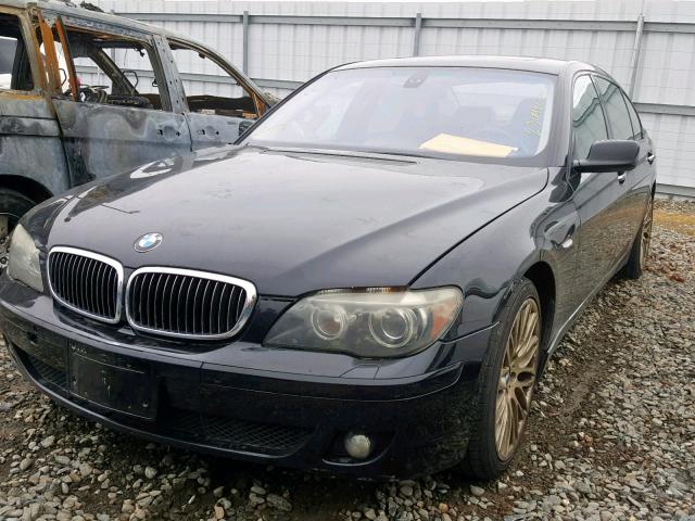 WBAHN83577DT67987 - 2007 BMW 750 BLACK photo 2