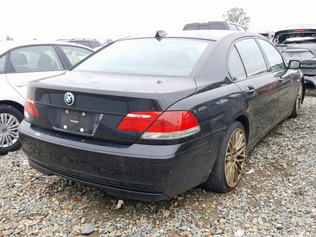 WBAHN83577DT67987 - 2007 BMW 750 BLACK photo 4