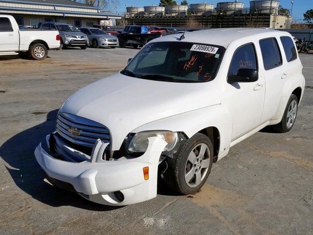 3GNBAADBXAS534129 - 2010 CHEVROLET HHR LS WHITE photo 2