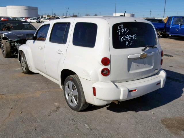 3GNBAADBXAS534129 - 2010 CHEVROLET HHR LS WHITE photo 3