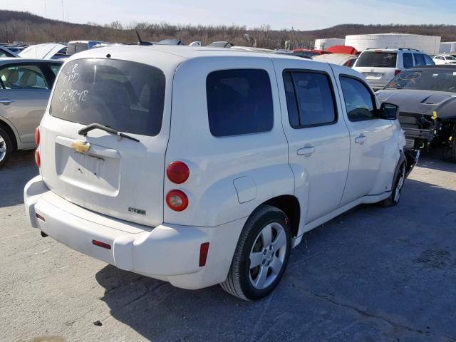 3GNBAADBXAS534129 - 2010 CHEVROLET HHR LS WHITE photo 4