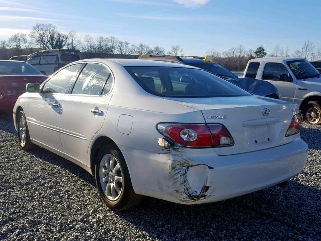 JTHBF30G920046482 - 2002 LEXUS ES 300 WHITE photo 3