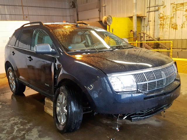 2LMDU88C08BJ18353 - 2008 LINCOLN MKX BLACK photo 1