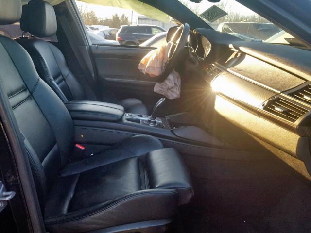 5YMGZ0C56CLK14772 - 2012 BMW X6 M BLACK photo 5