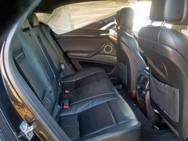 5YMGZ0C56CLK14772 - 2012 BMW X6 M BLACK photo 6