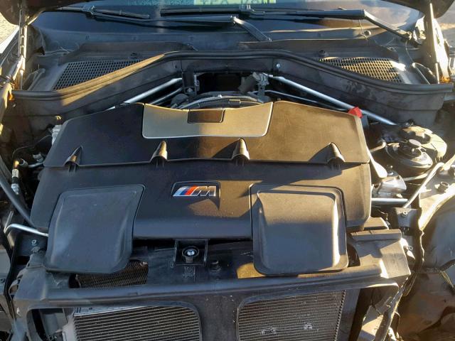 5YMGZ0C56CLK14772 - 2012 BMW X6 M BLACK photo 7