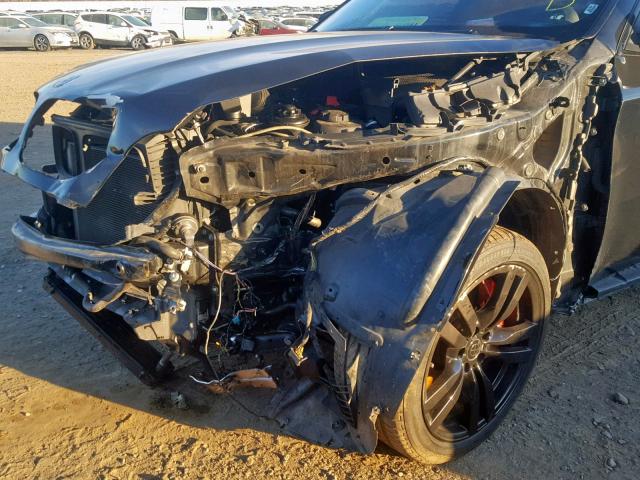 5YMGZ0C56CLK14772 - 2012 BMW X6 M BLACK photo 9