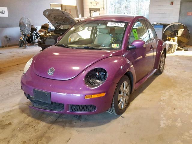 3VWPW31C38M525194 - 2008 VOLKSWAGEN NEW BEETLE Bənövşəyi foto 2