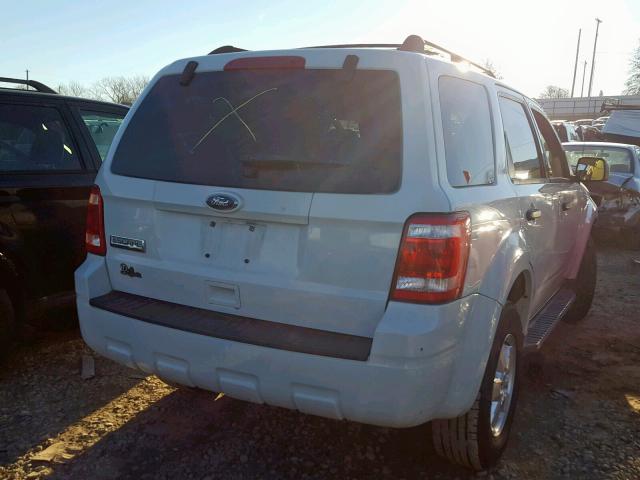 1FMCU0D74AKA69283 - 2010 FORD ESCAPE XLT WHITE photo 4