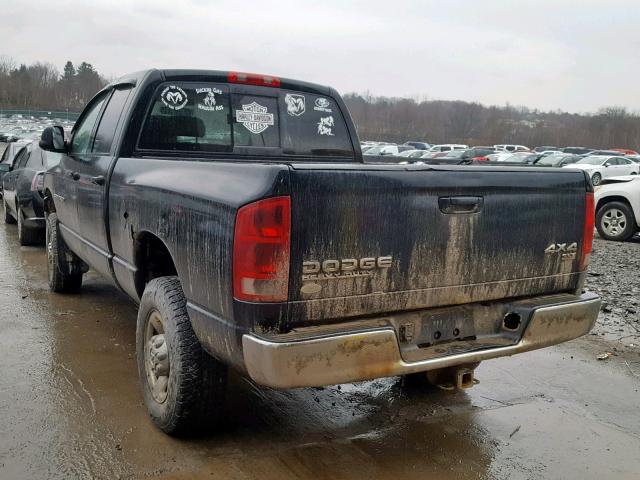 1D7KU28D44J189046 - 2004 DODGE RAM 2500 S Սև լուսանկար 3