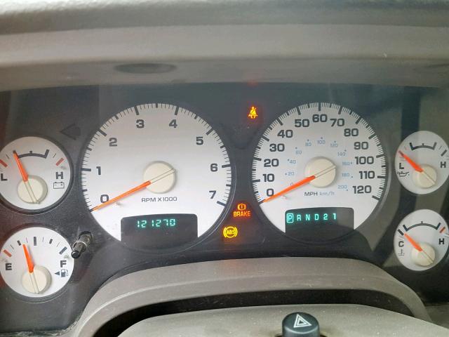 1D7KU28D44J189046 - 2004 DODGE RAM 2500 S Սև լուսանկար 8