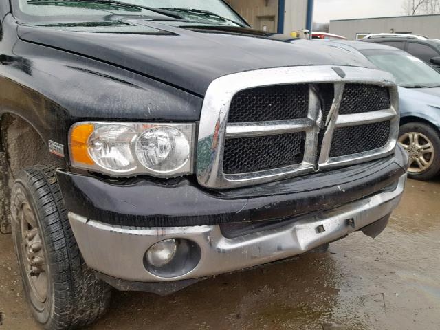 1D7KU28D44J189046 - 2004 DODGE RAM 2500 S Սև լուսանկար 9