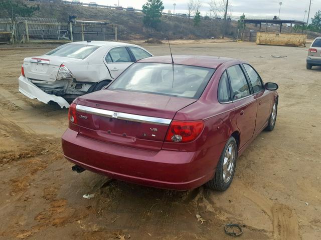 1G8JD54RX5Y501835 - 2005 SATURN L300 LEVEL BURGUNDY photo 4