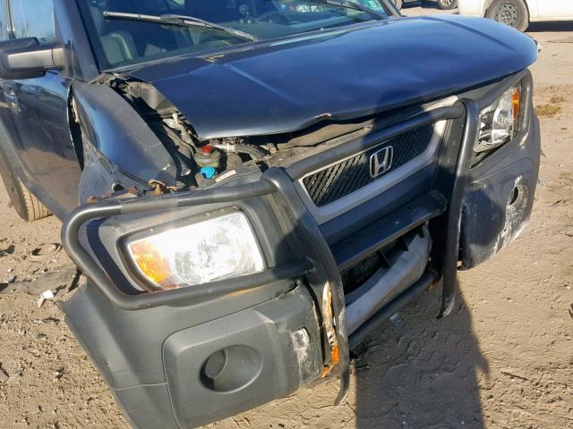 5J6YH28645L028240 - 2005 HONDA ELEMENT EX BLACK photo 9