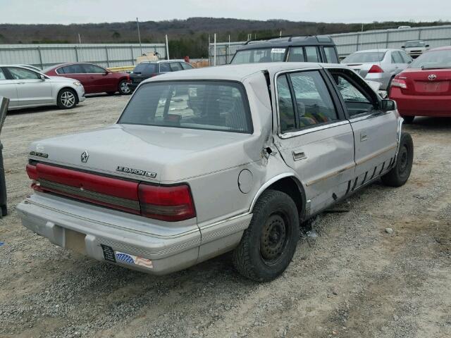 1C3AA3633RF242350 - 1994 CHRYSLER LEBARON LE SILVER photo 4