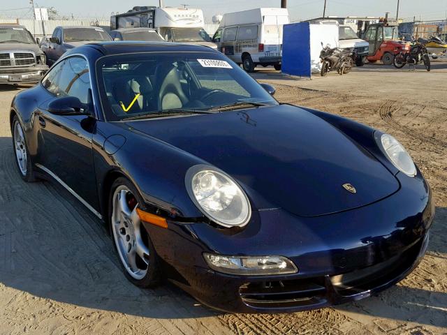 WP0BB299X7S755414 - 2007 PORSCHE 911 TARGA BLUE photo 1