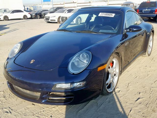 WP0BB299X7S755414 - 2007 PORSCHE 911 TARGA BLUE photo 2