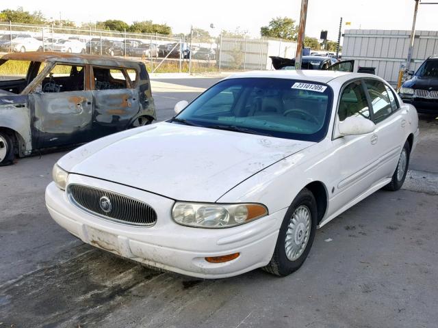 1G4HP54K514213992 - 2001 BUICK LESABRE CU WHITE photo 2