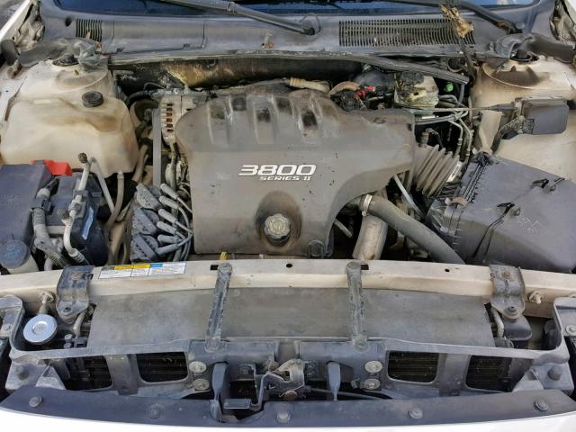 1G4HP54K514213992 - 2001 BUICK LESABRE CU WHITE photo 7