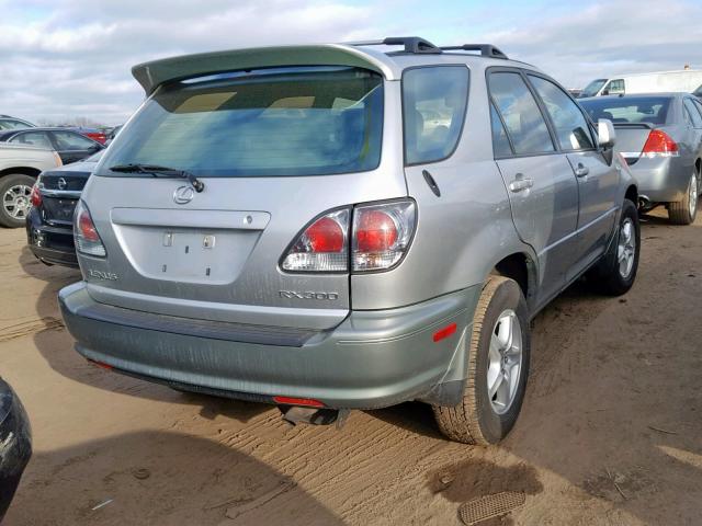 JTJHF10U410179961 - 2001 LEXUS RX 300 SILVER photo 4