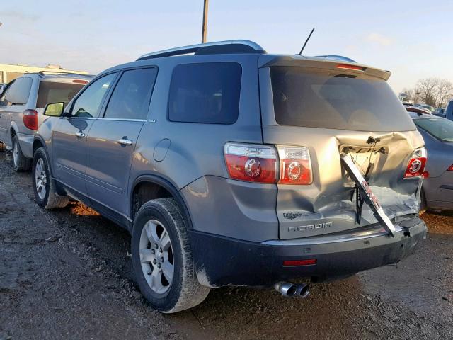 1GKEV33768J216365 - 2008 GMC ACADIA SLT BLUE photo 3