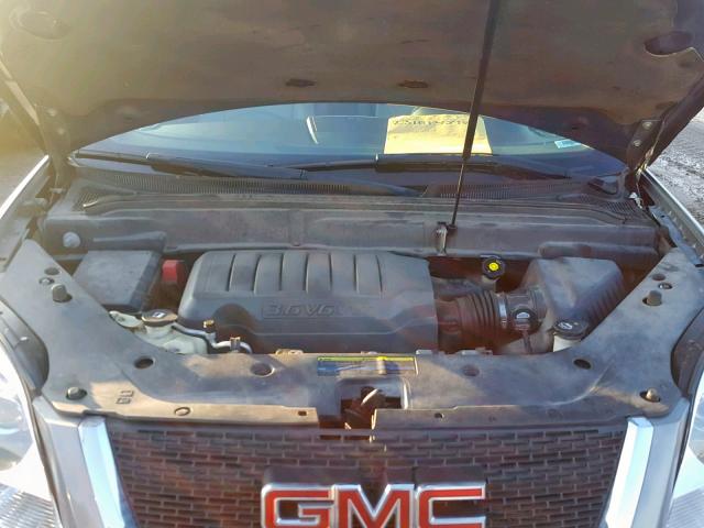 1GKEV33768J216365 - 2008 GMC ACADIA SLT BLUE photo 7