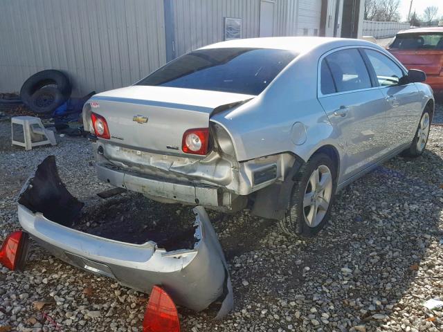 1G1ZA5E09AF106738 - 2010 CHEVROLET MALIBU LS ვერცხლისფერი ფოტო 4
