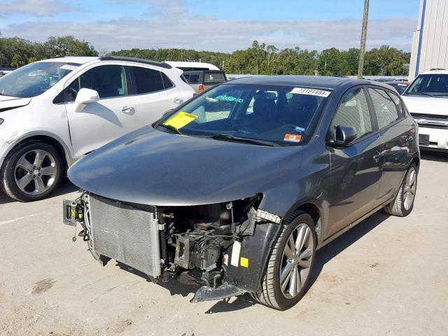 KNAFW5A3XB5399629 - 2011 KIA FORTE SX GRAY photo 2