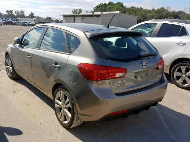 KNAFW5A3XB5399629 - 2011 KIA FORTE SX GRAY photo 3