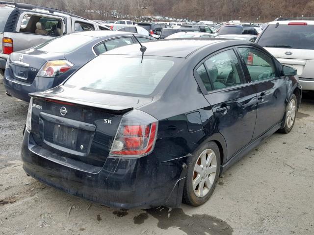 3N1AB6AP6CL703223 - 2012 NISSAN SENTRA 2.0 BLACK photo 4