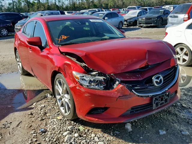 JM1GJ1T61E1162187 - 2014 MAZDA 6 TOURING RED photo 1