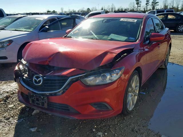 JM1GJ1T61E1162187 - 2014 MAZDA 6 TOURING RED photo 2