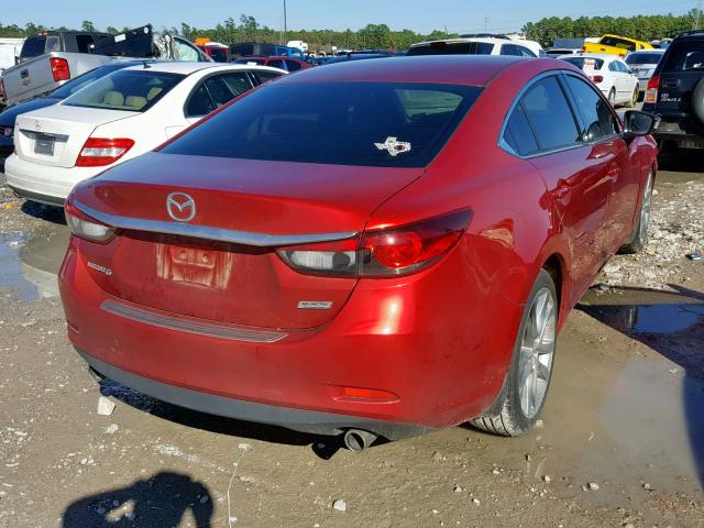 JM1GJ1T61E1162187 - 2014 MAZDA 6 TOURING RED photo 4