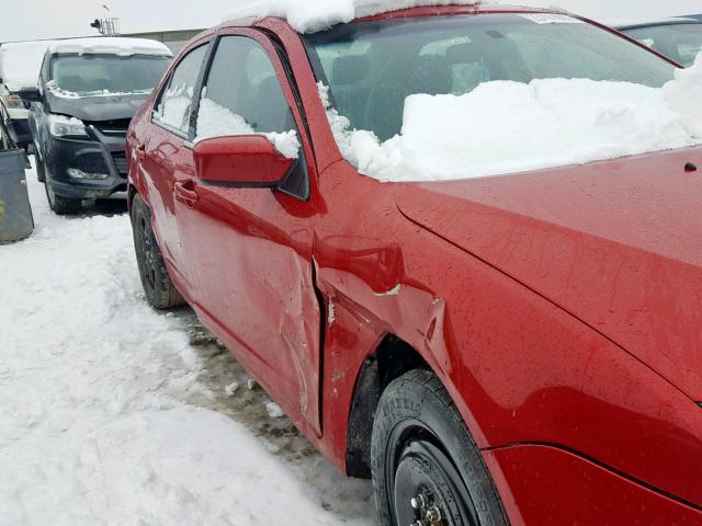 3FAHP0HA8BR309011 - 2011 FORD FUSION SE წითელი ფოტო 9